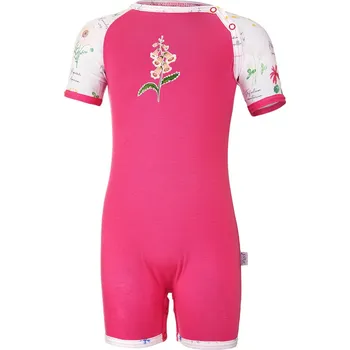 Dětský overall Little Angel overal tenký krátký TISK Outlast® - herbář Velikost: 92