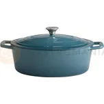 Pečicí hrnec s poklicí 5 l, modrý | APS, 5 Stars