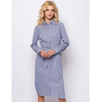 Dámské šaty Heavy Tools dámské košilové šaty Verona modré Velikost: XS