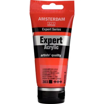 Vodová barva Akrylová barva Amsterdam Expert - 303 Cadmium Red Light Objem: 75 ml