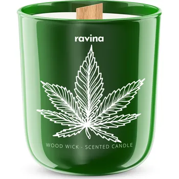 Svíčka Ravina sójová svíčka Marihuana