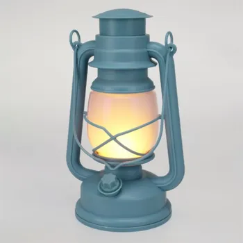 Lucerna s LED plamenem 24 cm zelená KO-CX2000500zele