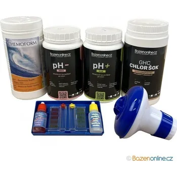 Bazénová chemie Komplet sada chlorové chemie pro start a úpravu bazénové vody do 15 m3