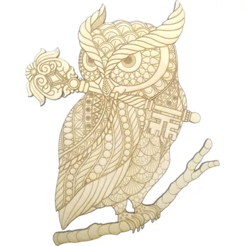 omalovánky Pehucraft Dřevěná omalovánka mandala sova