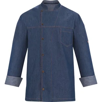 Gastro oděv Kuchařský rondon TOMA Jeans 100% bavlna - dlouhý rukáv M T-1742-M