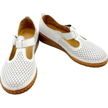 Dámské polobotky URBAN LADIES – Dámské polobotky BIANKA, bílá Velikost: 43