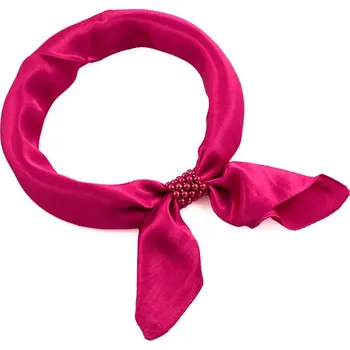 Šátek Šátek s bižuterií Letuška Light - fuchsiový