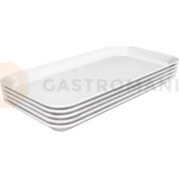 Melaminová nádoba k vystavování 150x300x17 mm, bílá, 5 ks. | BARTSCHER, 17W-150x300