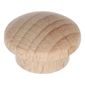 Nábytkové kování Interex Dřevěná zátka na otvory D10 - 100ks / Buk surový 10 mm