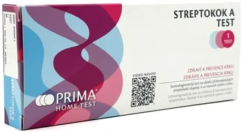 Diagnostický test Pharma Activ Prima Home Streptokok A Test pro samotestování 1 ks
