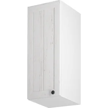 Kuchyňská skříňka PROVENCE k | horní skříňka G30-L s policí | 30 cm | LEVÁ | bílá/borovice andersen