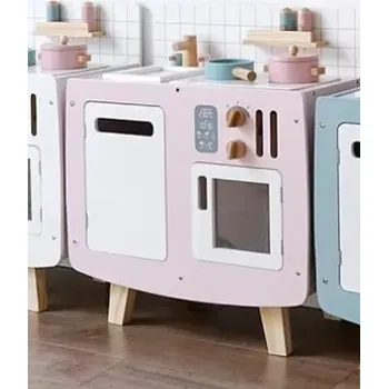 Dětská kuchyňka Retro kuchyňka růžová Kienvy