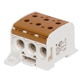 Hora eTec Univerzální připojovací svorka RKA 95 1/6 L B 232A hnědá 1006073