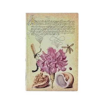 Adresář Notatnik w linie Paperblanks Pink Carnation Mini Flexi