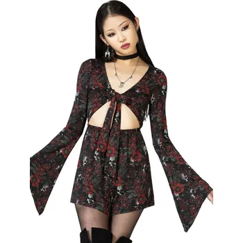 Dámské kraťasy tričko dámské - Bloodbloom - KILLSTAR - KSRA010518 - XXL