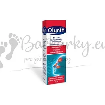 Lék Olynth 0,1 procentní