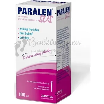 Lék na bolest, zánět a horečku Paralen suspenze 100 ml