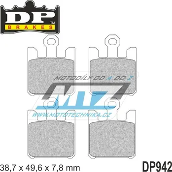 Brzdová destička SPÉKÁNÍ BRZDOVÝCH DESTIČEK DP942