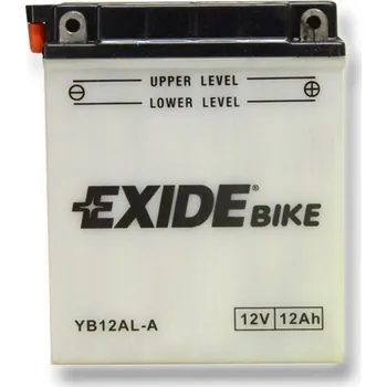 Motobaterie Motobaterie EXIDE BIKE Conventional 12Ah, 12V, 170A, YB12AL-A