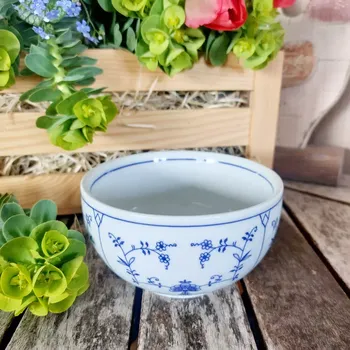 PRAHA miska 11 cm slaměnky, Český porcelán Dubí (Porcelánová miska 2. jakost)