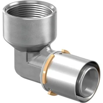 Fitinka Uponor MLC S-PRESS koleno 90°, 1 1/2"x40mm, vnitřní závit, lisovací, voda, mosaz