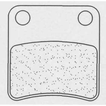 Brzdová destička CL BRAKES Maxi Scooter Brzdové destičky ze slinutého kovu - 3038MSC SYM Orbit 125 2008-2009