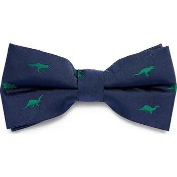 Motýlek Tmavě modrý předvázaný motýlek s dinosaury - Trendhim