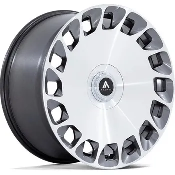Alu kolo Asanti Black ABL-45 ARISTOCRAT disk 20x9 5X112/5X114.3 72.56 ET35, Lesklá platina