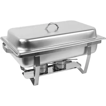 SVING Chafing dish GN 1/1+2 hořáky Economic, 9L + GN1/1-065