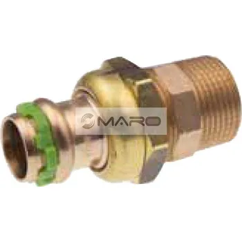 rozdělovač topení KAN-therm Copper V Šroubení Cu lisovací voda s vnějším závitem 28 mm x 3/4", 2261272009