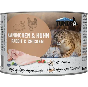Krmivo pro kočku Tundra Cat králík a kuře 6× 200 g