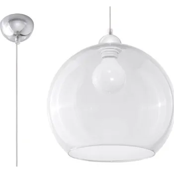 Lustr SOLLUX Ball E27 1x60W bez zdroje SL.0248 průhledné sklo