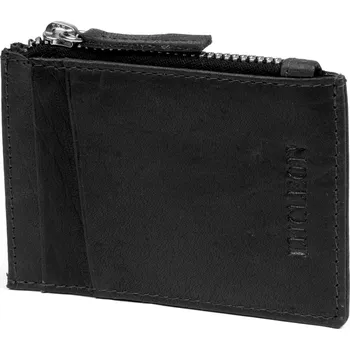 Peněženka Montreal Mini černá RFID kožená peněženka - Lucleon