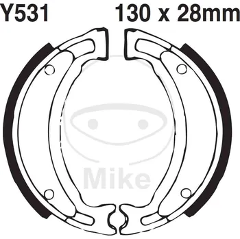 Brzda pro motocykl STANDARDNÍ BRZDOVÉ ČELISTI YAMAHA TW 125 Trailway 2003-2004