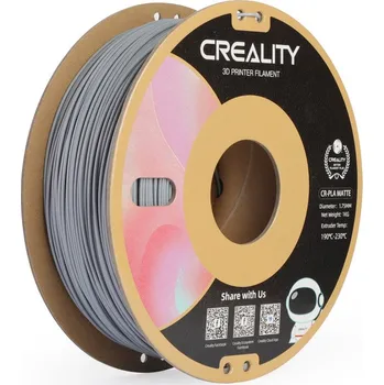 Filament Creality - CR-PLA Matte Filament - matně šedá (1,75 mm, 1 kg)