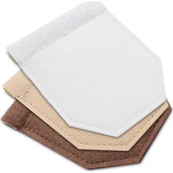 Látkový kapesník Sada bílé, pískové a hnědé vložky do kapsy saka na kapesníčky do saka - Trendhim