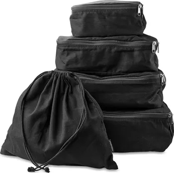 Hrací kostka Set 5 ks balicích kostek černé barvy - Sidegren