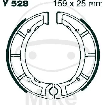 Brzda pro motocykl STANDARDNÍ BRZDOVÉ ČELISTI YAMAHA XT 500 1976-1989