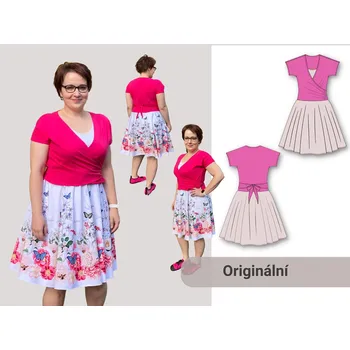 Galanterie Šijeme hravě Střih Soňa dámské šaty 170 cm