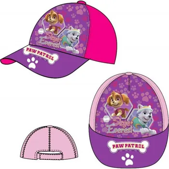 Kšiltovka Nickelodeon Dívčí kšiltovka Paw patrol Barva: Růžová, Velikost: 52