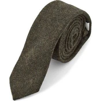 Kravata Tmavě zelená vlněná vázanka - Bohemian Revolt