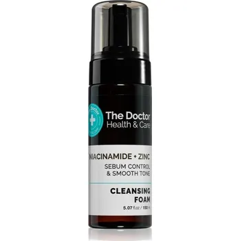 The Doctor Niacinamide + Zinc Sebum Control & Smooth Tone čisticí pěna s matujícím účinkem 150 ml