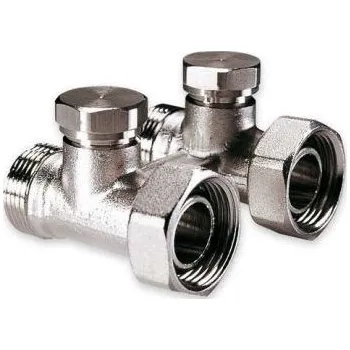 Ivar DD 345 vekolux 3/4"EKx3/4"F, pro dvoutrubkový systém, přímý, mosaz