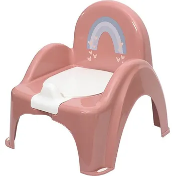 Nočník Dětský nočník s poklopem METEO růžový