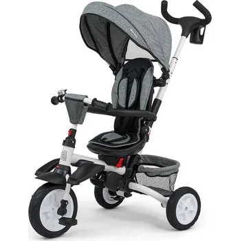 Dětská tříkolka Dětská tříkolka 6v1 Milly Mally Stanley grey