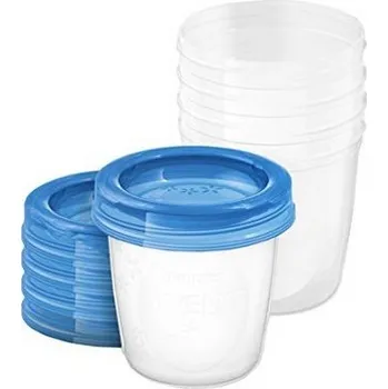 dětská jídelní sada Sada Via pohárků s víčkem Avent 180 ml - 5 ks