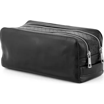 Kosmetická taška Černá kosmetická taška Jasper Double Zip - Lucleon