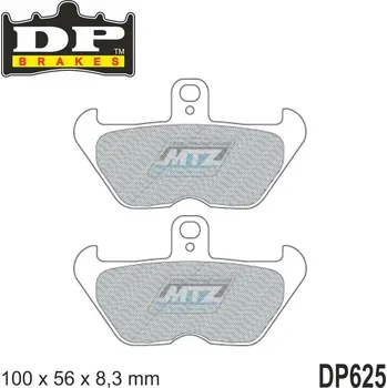 Brzdová destička BRZDOVÉ DESTIČKY BMW FRT DP625