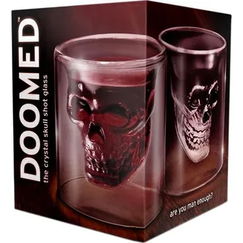 Sklenice Sklenice na panáky "Lebka" MIKAMAX