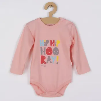 Kojenecké oblečení Kojenecké body s dlouhým rukávem Koala Hip-Hip růžové 80 (9-12m)